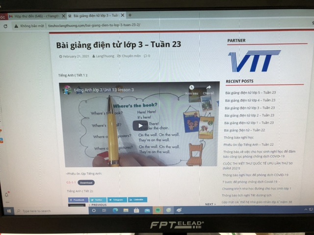 Bài giảng điện tử lớp 3 – Tuần 23