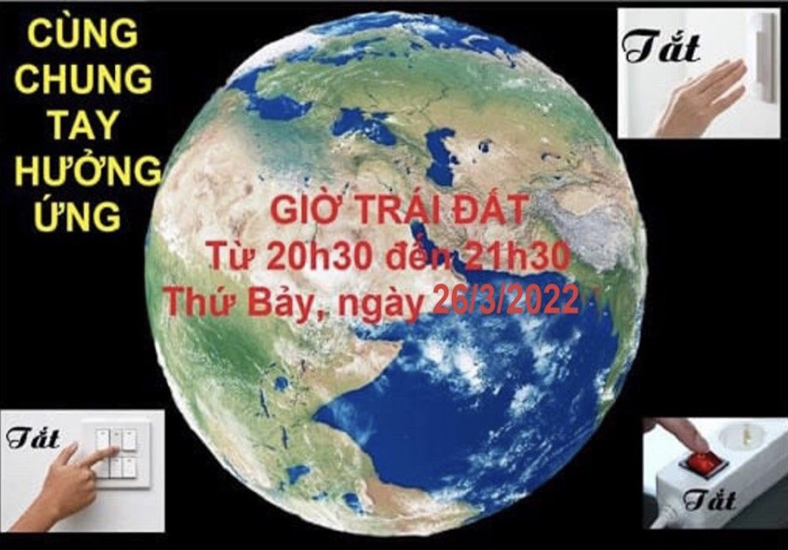 ?‍♂️ Hưởng ứng Chiến dịch “Giờ trái đất thành phố Hà Nội năm 2022”?