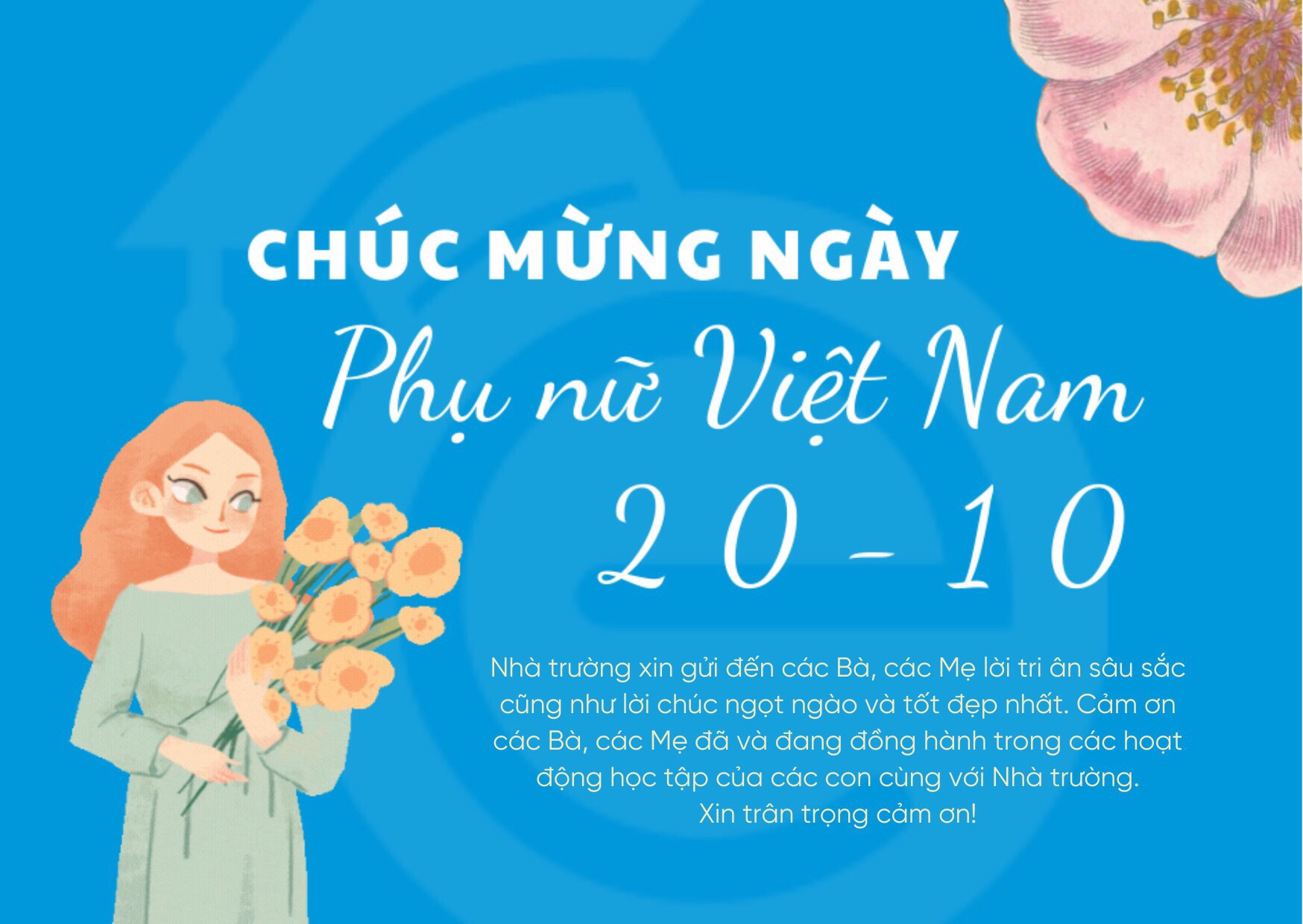 Chào mừng ngày Phụ nữ Việt Nam 20 – 10 ?