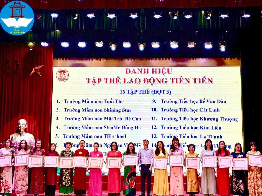 Tin vui: Nhà trường đạt danh hiệu “Tập thể Lao động Tiên tiến cấp Quận năm học 2022 – 2023”
