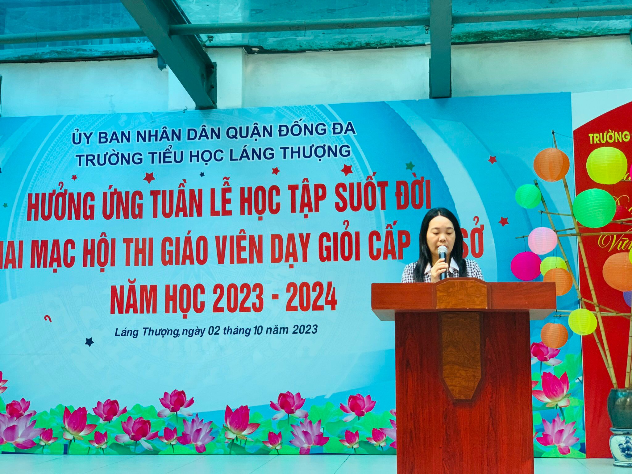 Lễ phát động “Hội thi giáo viên dạy giỏi cấp cơ sở”