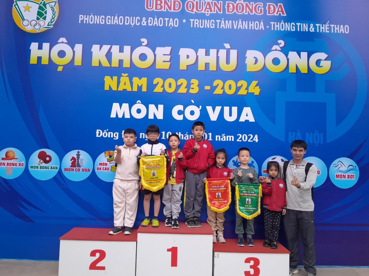 Tin vui từ môn cờ vua HKPĐ cấp Quận
