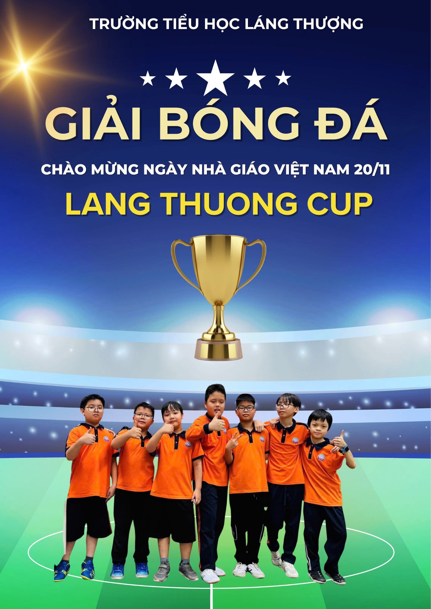 🏆 Kết quả giải bóng đá cấp trường chào mừng Ngày Nhà giáo Việt Nam 20/11
