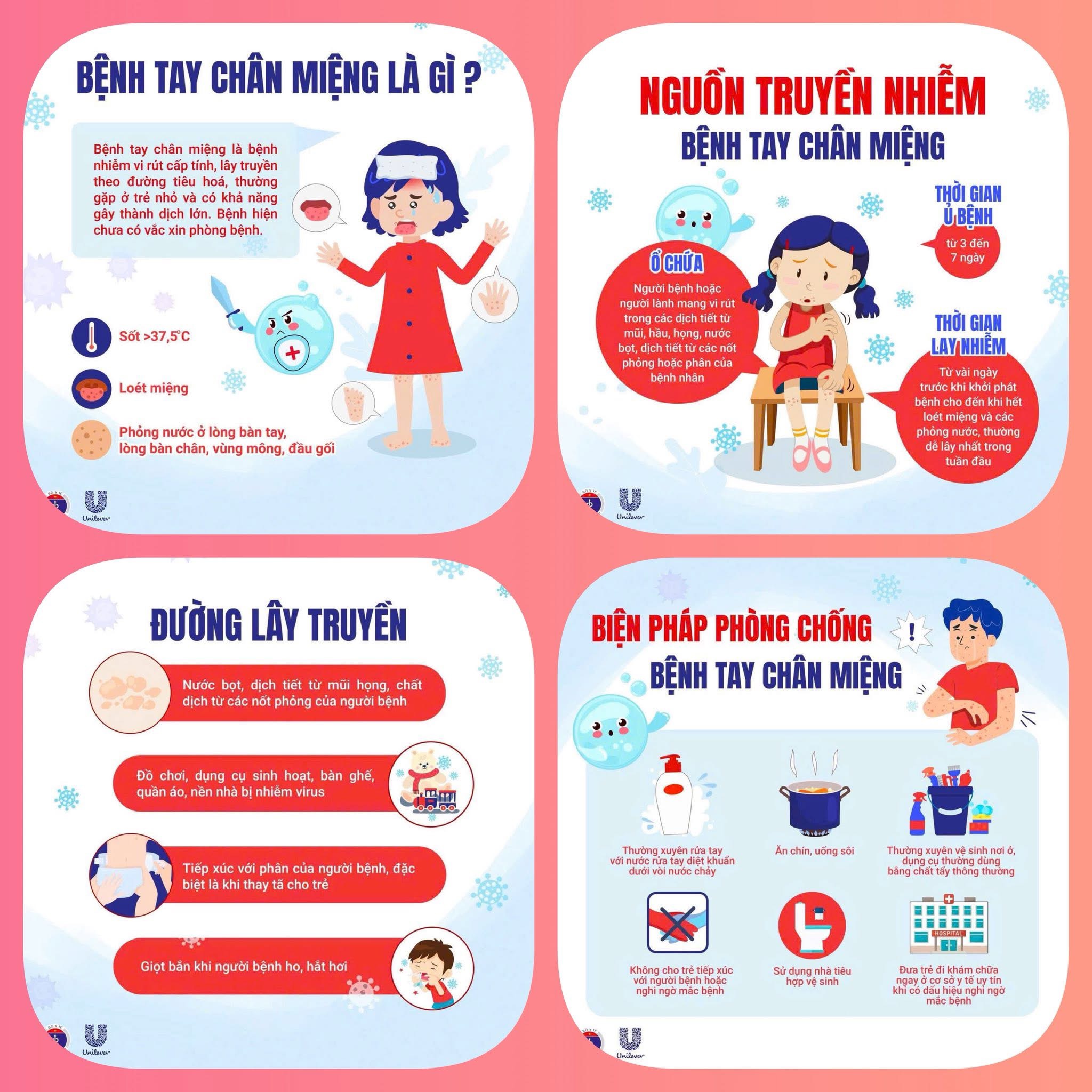 🦠Chủ động khử khuẩn – phòng chống bệnh tay chân miệng 🏥
