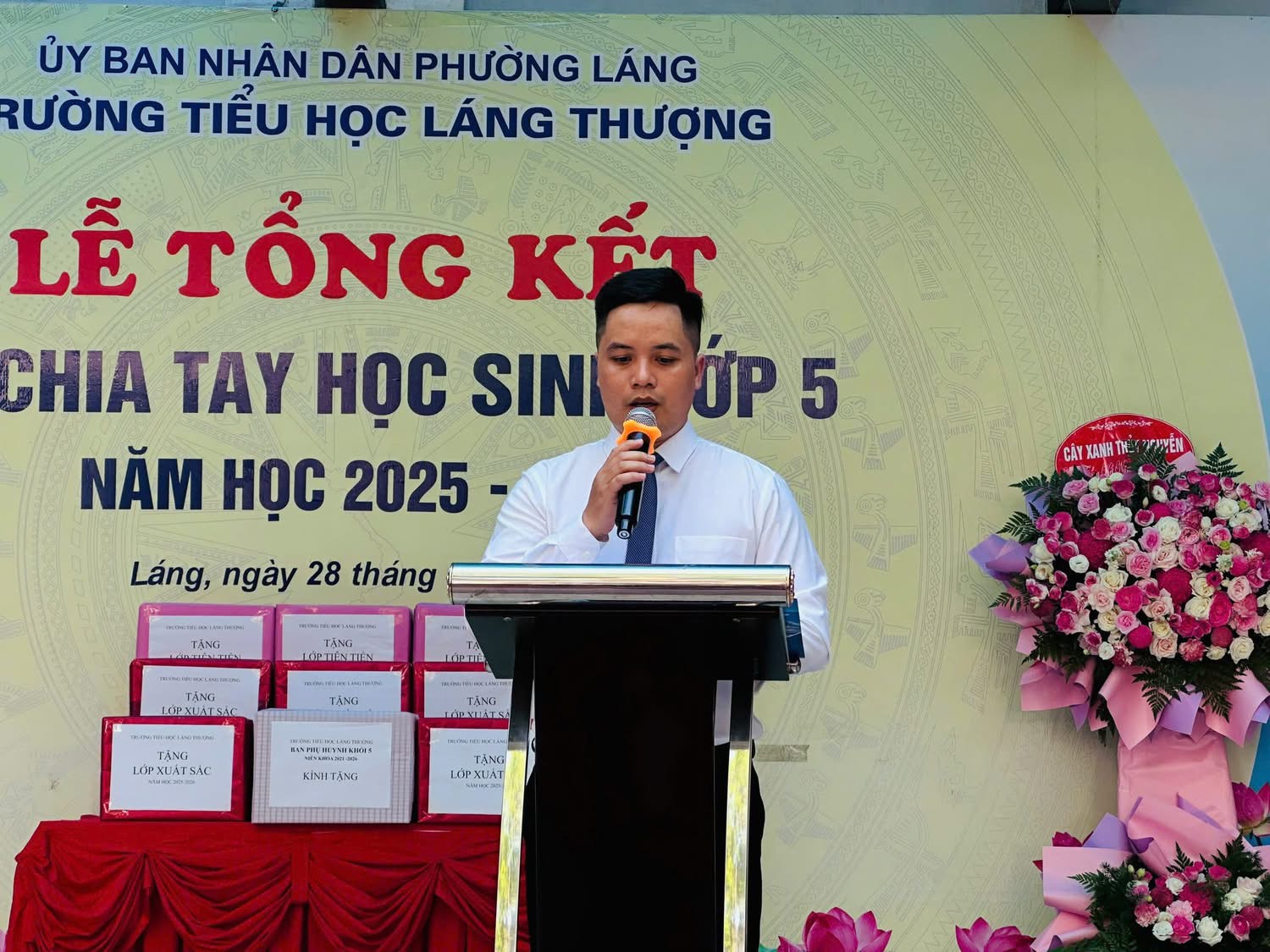 🎉🎉🎉 Lễ tổng kết và chia tay học sinh lớp 5 năm học 2025-2026🌸🌸🌸