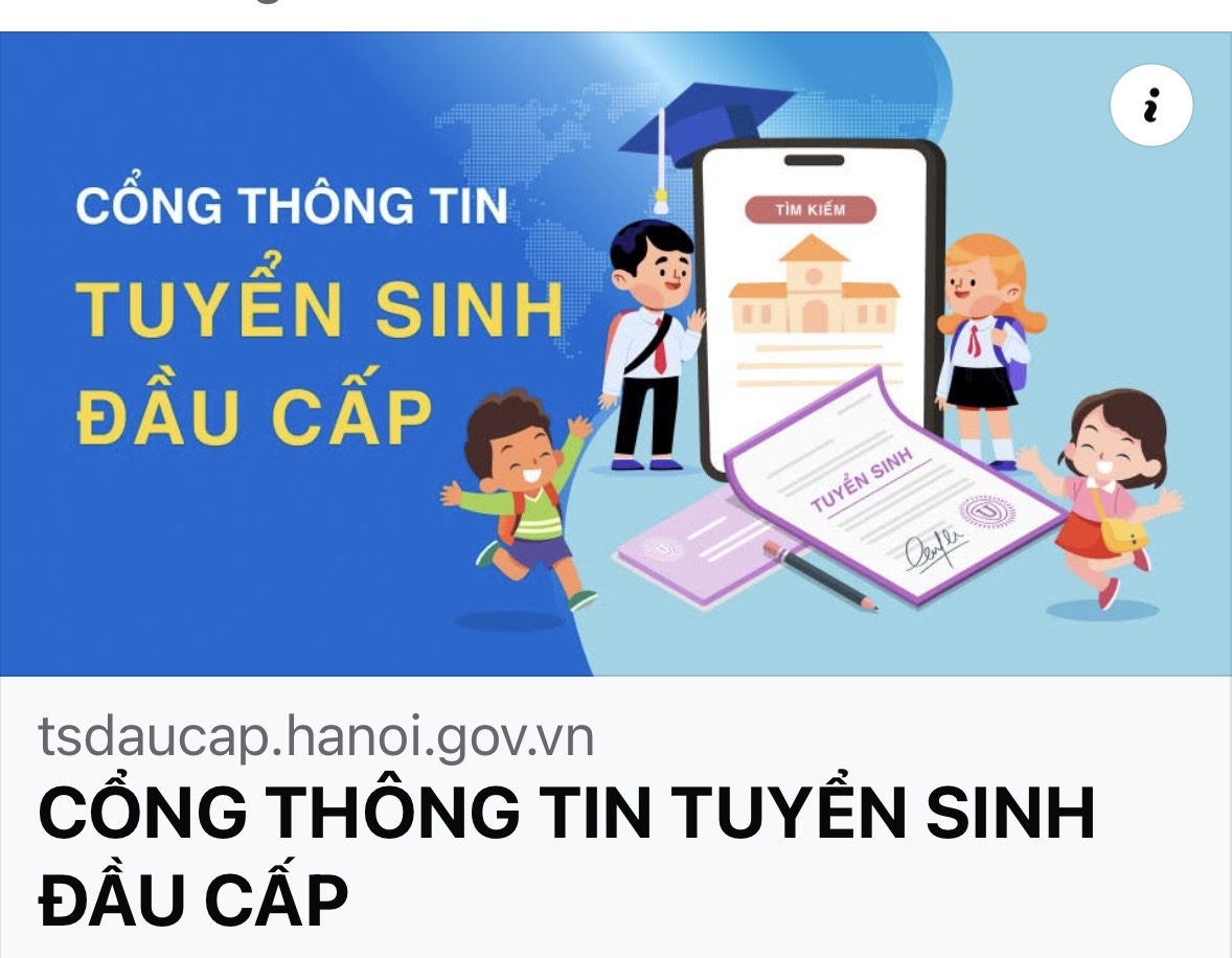 📣📣📣 Thông báo lịch thử nghiệm tuyển sinh trực tuyến vào lớp 1 năm học 2026 – 2027👩‍🎓